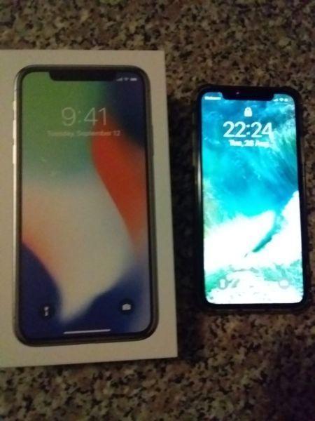 Iphone X 256 gb silver