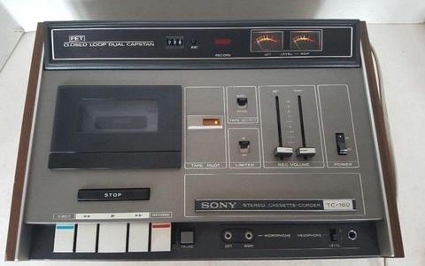 Sony TC-160 Vintage Cassette Recorder