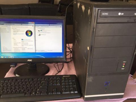 Pentium desktop set