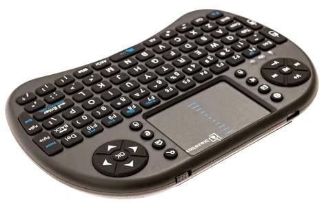 2.4G Wireless Qwerty Mini Handheld Keyboard and touchpad