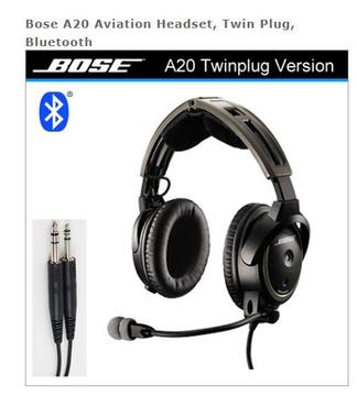 Bose Aviation Headset A20 Bluetooth