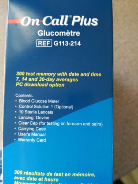 Glucose Monitor kit with 50 strips