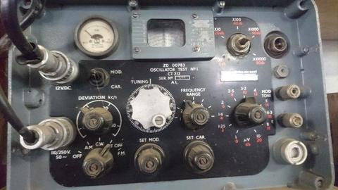 Oscillator Tester CT212, vintage military
