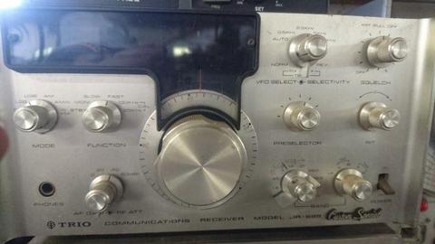 TRIO ham radios TX599 transmitter and JR599 receiver