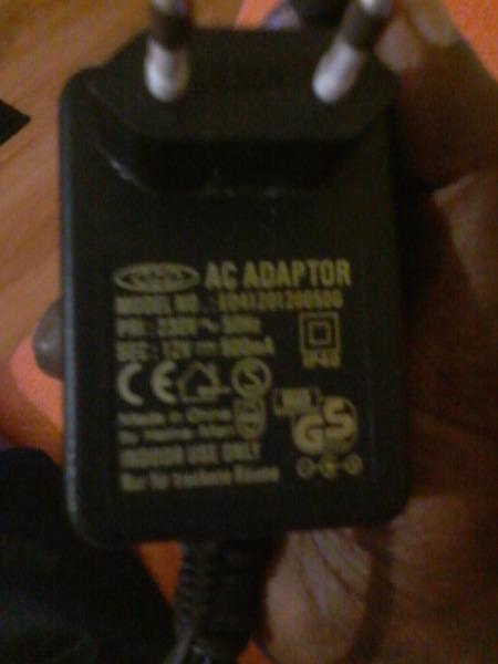 H 12v 500ma power adapter