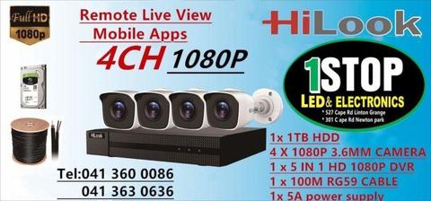 4CH HiLOOK 1080P 2.8-3.6MM BULLET CAMERA