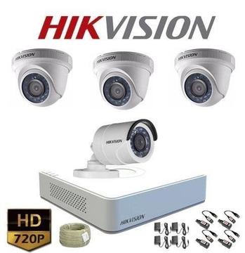 Hikvision Turbo HD 4 and 8 channel DVR ,Turbo Camera