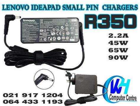 Brand New lenovo IdeaPad small pin chargers |W-H Computer Center 021 917 1204