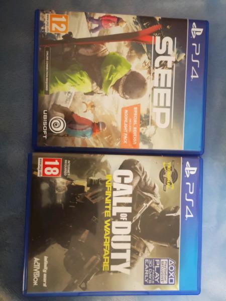 2 PS4 GAMES FOR ONLY R400!