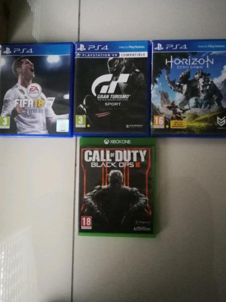 PS4 and Xbox One games