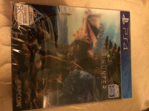 Monster hunt world Brand new sealed PS4 game R500