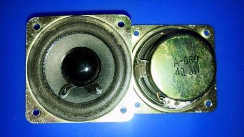 USED SPEAKERS - Pairs of Matched 2 Inch 5 cm Square Speakers - 8 Ohm 3 Watt