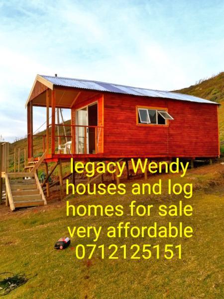 Legacy Wendy houses and log homes for sale very affordable call 071212