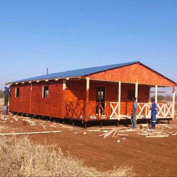 Log cabins and Wendy houses