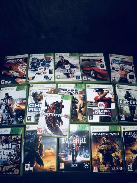 Xbox 360 250gig with games for sale