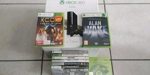 500gig xbox 360 with games R1600