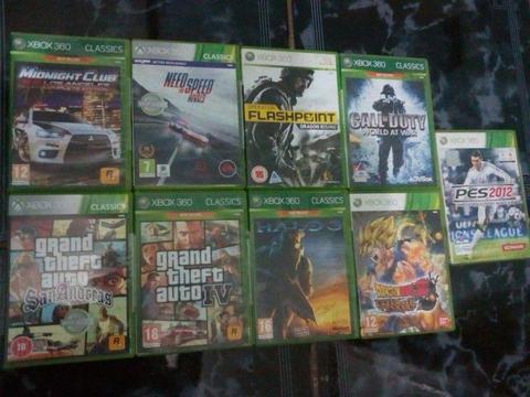 Xbox 360 Games for Swap/Sale