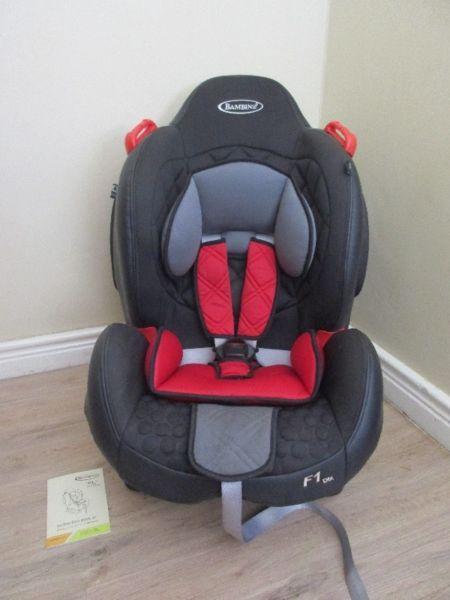 Bambino F1 Deluxe Car Seat in excellent preloved condition