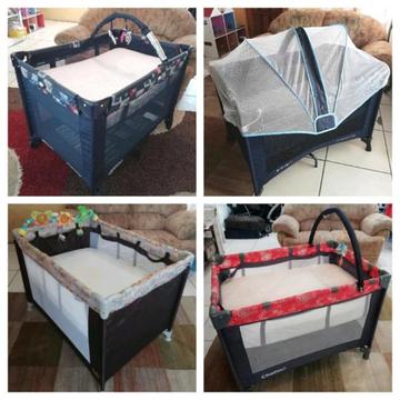 Campcots with accessories R840 each