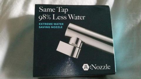 Altered Nozzle - Same Tap 98% Less Water - Dual Mode Sink Faucet Tap Attachment and Adapter - NEW