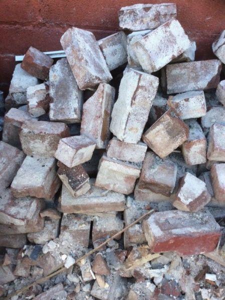Give away used bricks