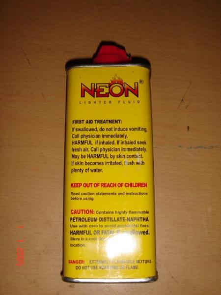 Lighter fluid 133ml, NEON, ideal for all petrol lighters, NEW x 2