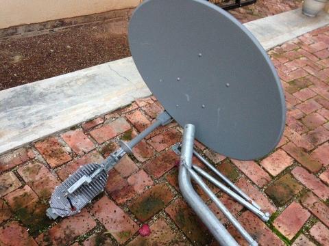 Satellite dish for Internet connection