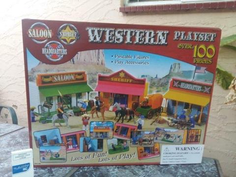 Western Playset - Over 100 Pieces