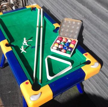 Kids Pool Table SORRY ITS SOLD