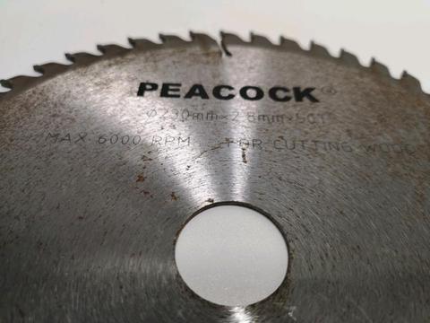 Peacock 230mm saw blade
