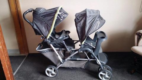 Graco Duo-Glider Two seater pram