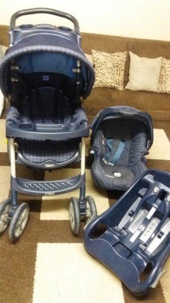 Graco complete travel system pram car seat and base