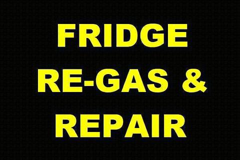 Regasing of fridges