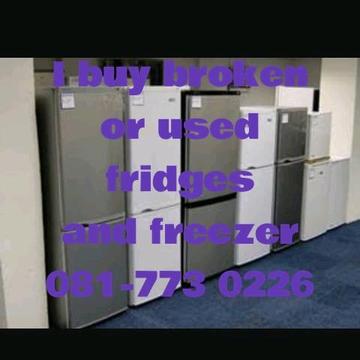 Wanted faulty fridges and freezers