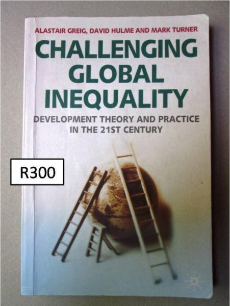 Book for sale: Challenging global inequality by Greig, Hulme & Turner