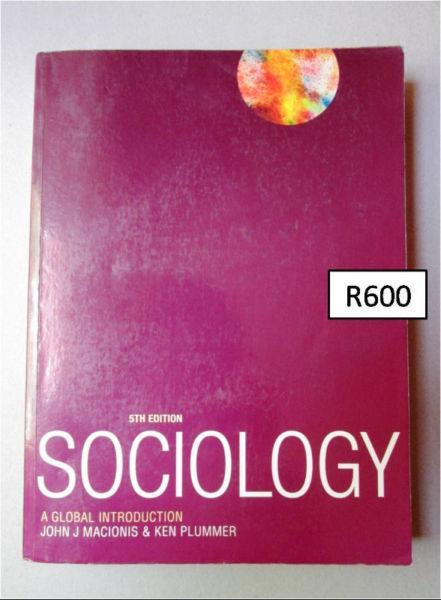 Textbook for sale: Sociology by Macionis & Plummer, 5th edition