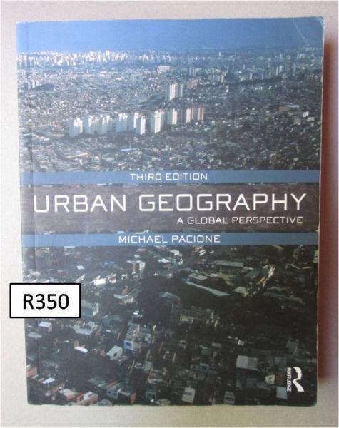 Textbook for sale: Urban Geography by M. Pacione, 3rd edition