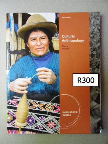 Textbook for sale: Cultural Anthropology by N. Warms, 10th edition