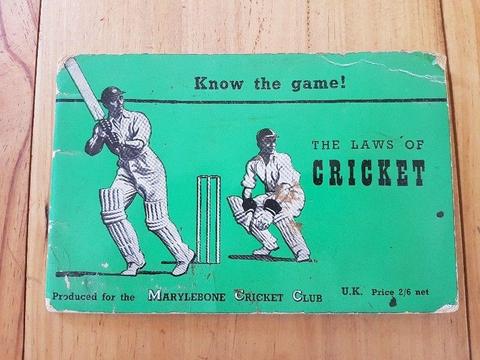 Know the game! The laws of Cricket - Book