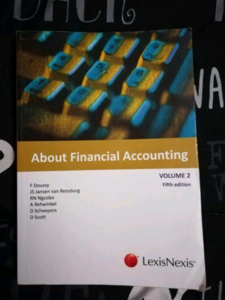 About Financial Accounting 5th edition vol. 2 - FAC1601