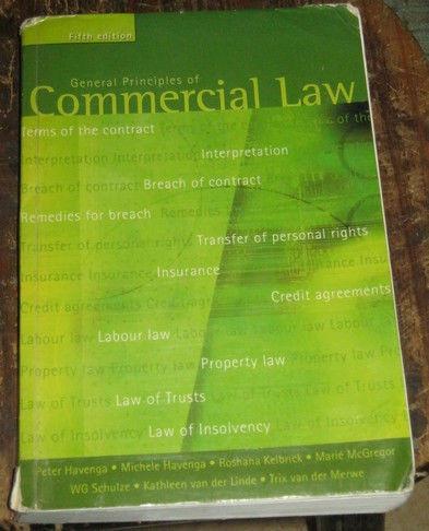 General Principles of Commercial Law 5th Ed 2004