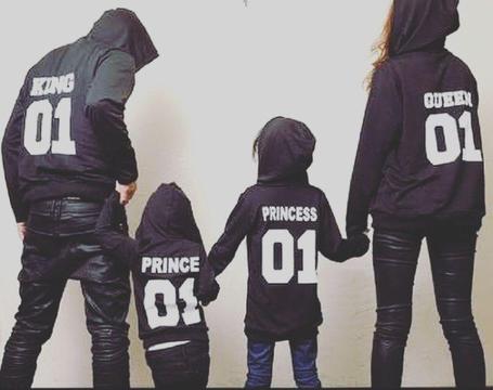 Personalized hoodies for the whole family