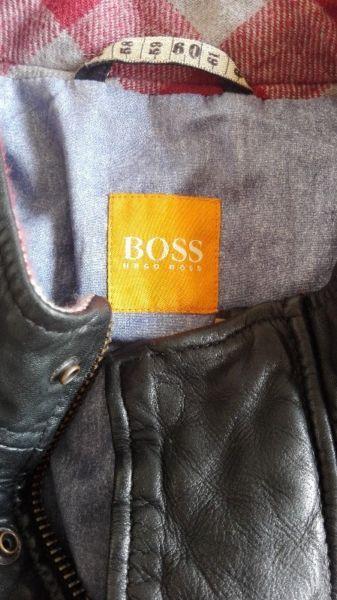 BOSS ORANGE Leather Jacket For Sale!!!