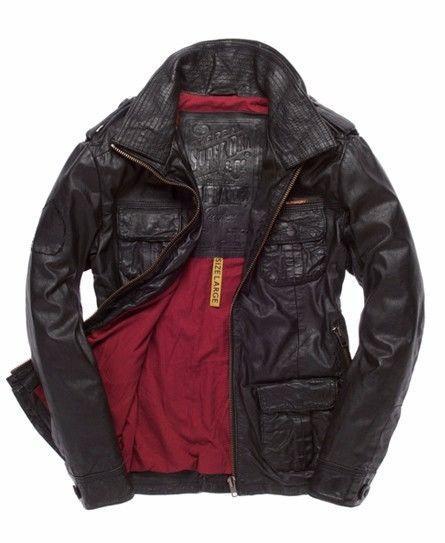 SUPERDRY Leather Jacket for Sale !!!