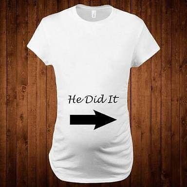 Maternity Personalised Tees for expecting moms