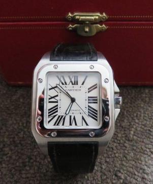 **SILVERTRUST** Cartier Santos Automatic