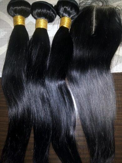 100% Brazilian and Peruvian human hair bundles