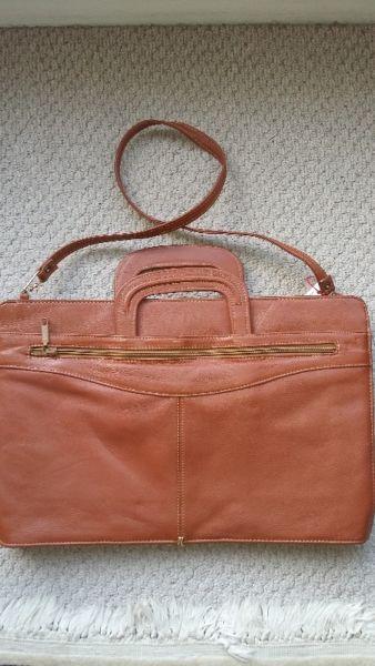 Christin tan leather shoulder bag (Ad no 11)