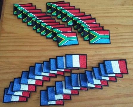 country flag patches