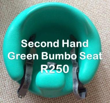 Second Hand Green Bumbo Seat